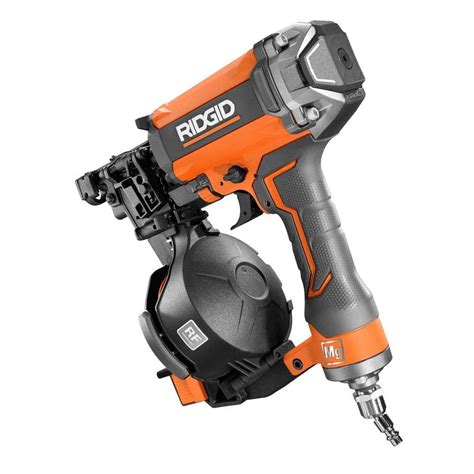 ridgid 1-3 4 roofing coil nailer with magnesium metal housing|tool shop coil roofing nailer.